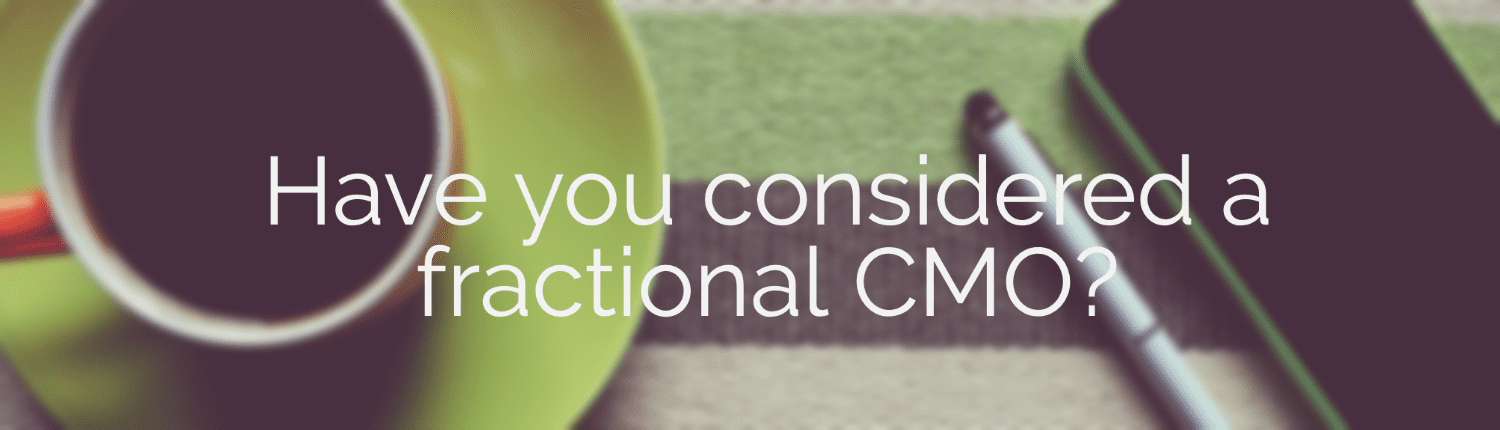 Hire a fractional CMO for solving your marketing issues